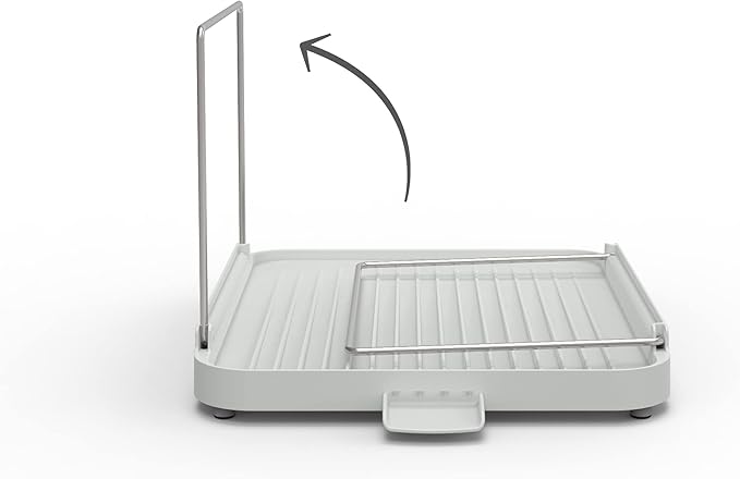 Joseph Joseph Duo 2-Tier Extendable Dish Rack Grey